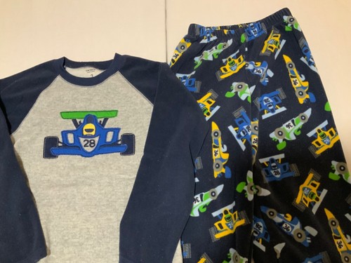BOYS 2 PC PAJAMA FLEECE SETS PJS CARTERS 7 STAR WARS DINOSAURS RACECAR - Picture 3 of 7