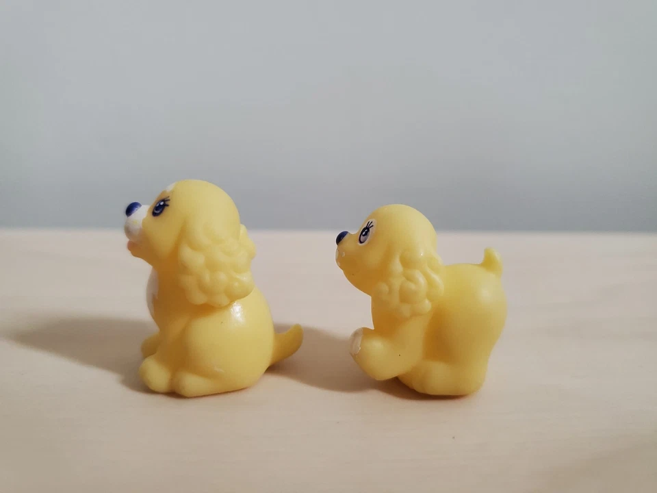Filhotes amarelos vintage MLP Lil Litters My Little Puppy Sweet Spaniel - Imagem 4 de 4