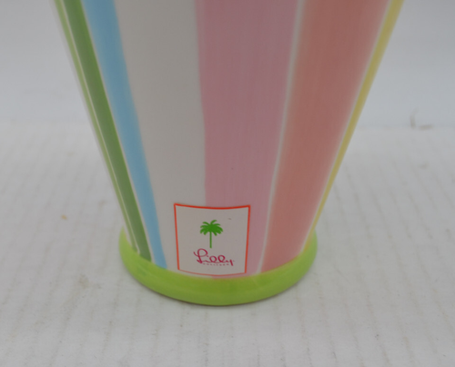 RARE Lilly Pulitzer striped Lotion Dispenser Pump Bottle NEW - Picture 2 of 3