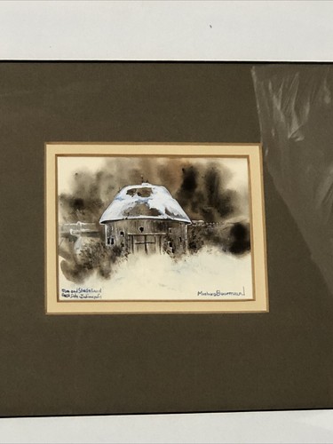 Indianapolis, Artist, Signed Watercolor, 56 & Shade land , Michiko Boorman - Picture 2 of 8