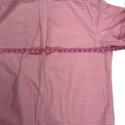 Lauren Ralph Lauren Men Shirt Sz 17.5 34/35 Classic Fit Non Iron Collared Pink - Picture 4 of 5