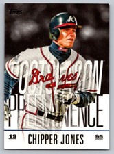 2018 Topps Update #PO-9 Chipper Jones Postseason Preeminence