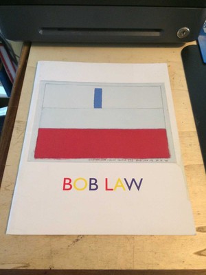 Bob Law: Zeichnungen, Skulpturen und Gemälde 1999 sehr guter Minimalismus Kunst 1. PB