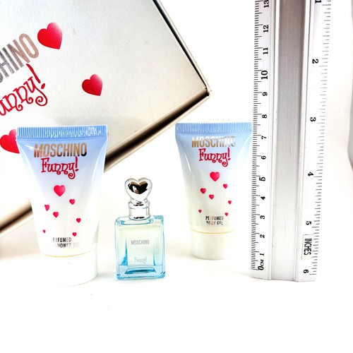 MOSCHINO Set Funny miniperfume + lotion + shower gel (box slightly damaged) - Picture 3 of 6