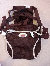 Snazzy Baby My Baby's Own Deluxe Travel Chair Brown Used w/Instructions