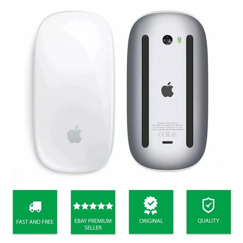 Genuine Apple Magic Mouse Bluetooth Rechargable A1657 Multi-Touch Surface - Picture 1 of 3