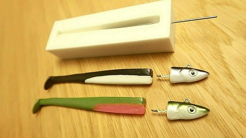 Ein Set aus zwei Aalformen: 9 cm Körperform + 10 g Kopfform - Bild 3 von 11