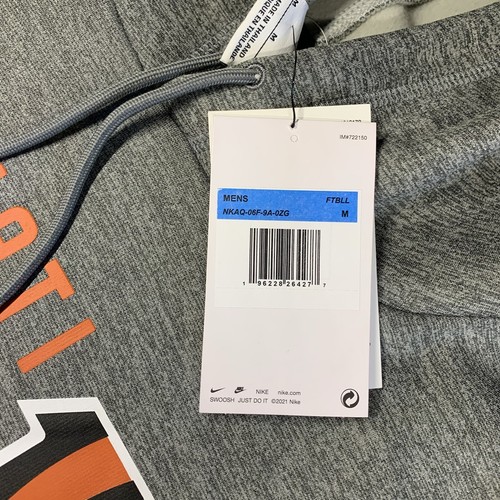 Nike Cincinnati Bengals Hoodie Sweatshirt Pullover NFL Men’s Medium Gray NEW - Picture 3 of 5