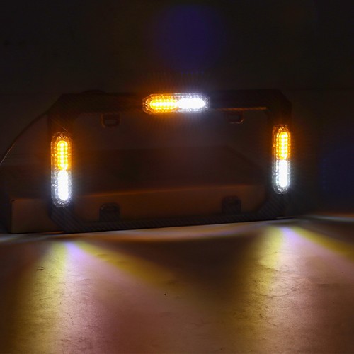 36LED Front/Rear License Plate Strobe Light 28 Flash ModeS w/Pre-Installed Cable - Imagen 11 de 12