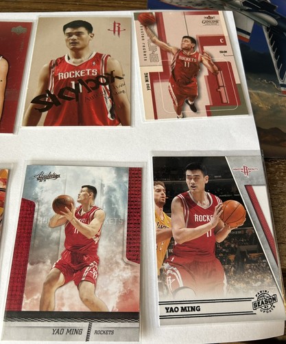 Yao Ming Lot of 14 Rockets Basketball Cards (X7) - Picture 5 of 6