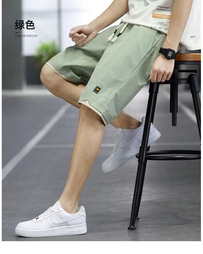 Summer Men's Shorts Sports Five-Point Pants Loose Casual Beach Pants Men Wear - Picture 16 of 28