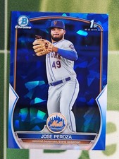 2023 Bowman Sapphire Edition 1st #BCP-149 Jose Peroza New York Mets