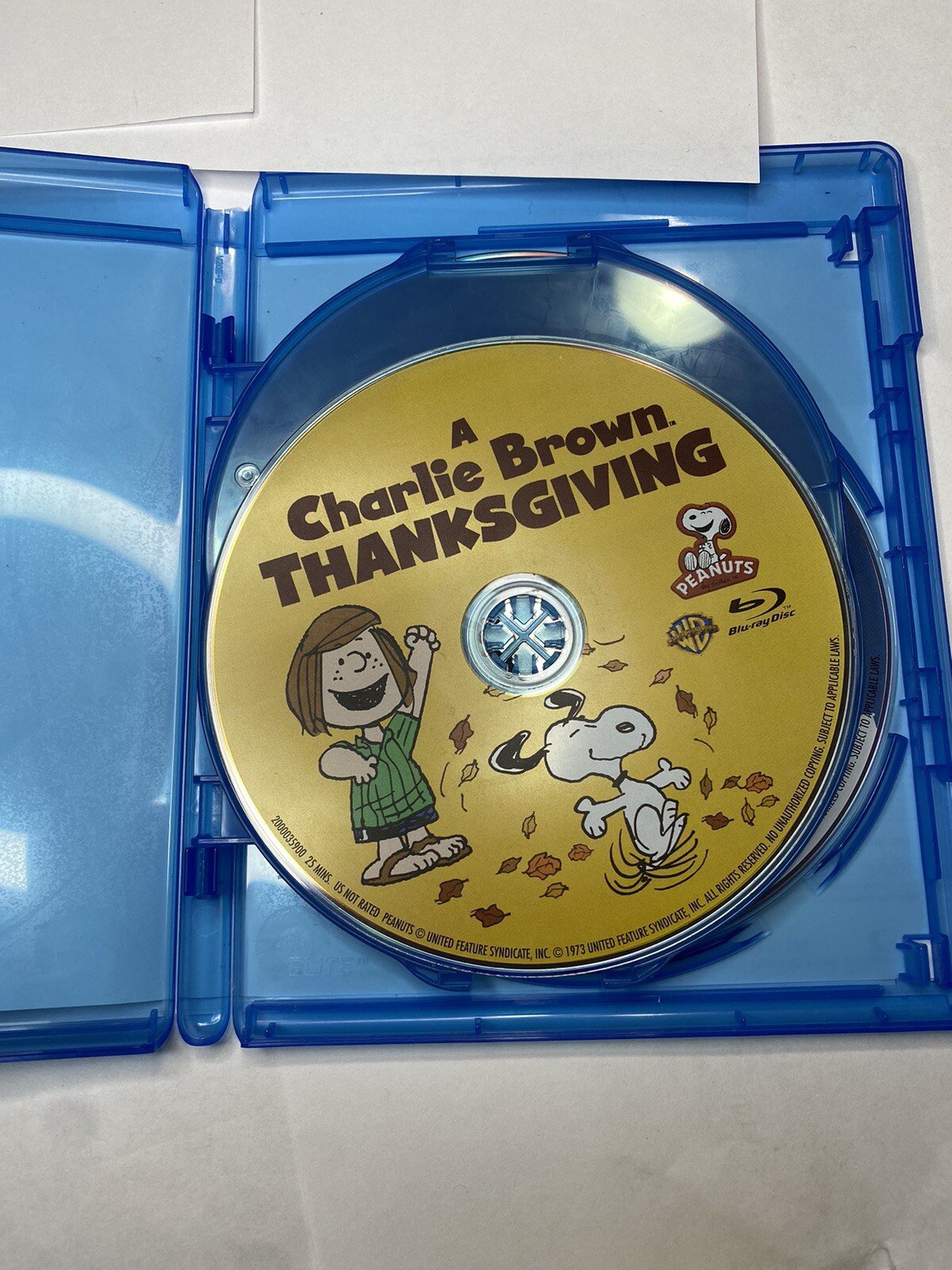 Peanuts Holiday Collection Bluray Charlie Brown Pumpkin Thanksgiving