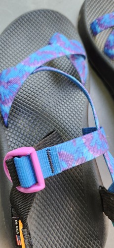 Chaco Mens Sandal Size 13 Tie Dye Sandals Shoes - Picture 9 of 17