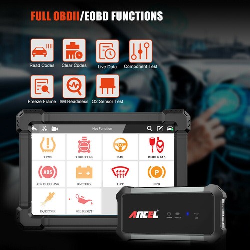 Ancel X7 Car OBD2 Scanner Full System Diagnostic Tool Code Reader Active Test - Picture 10 of 17
