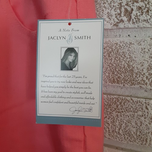 Vintage Neu mit Etikett Jaclyn Smith lässige Wochenendjeans Gr. 16 Melone knöchelgeblendet - Bild 3 von 8