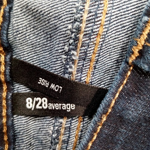 Nine West Jeans Womens 8/28 Blue Low Rise Stretch Denim Short Dark - Picture 10 of 12