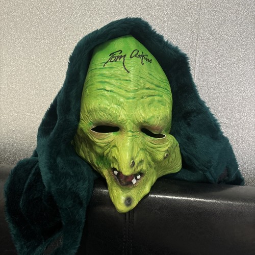 Halloween 3 Season of the Witch - Witch Mask Signed By Tom Atkins