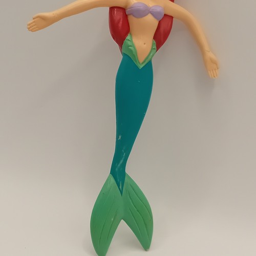 Vtg 1990 Just Play Walt Disney Princess Ariel Bendable Figurine Little Mermaid - Picture 6 of 13