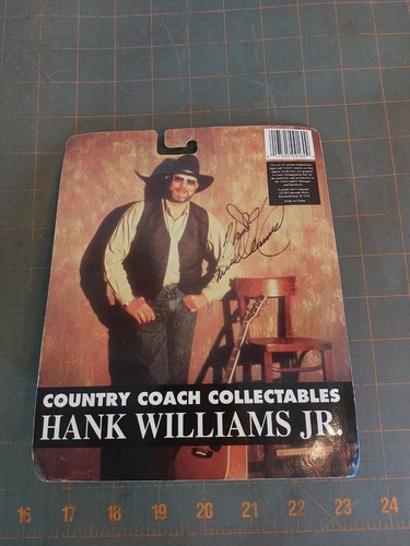 Hank Williams Jr Tour Bus Country Coach Diecast Twice Signed Package Autograph - Picture 4 of 5