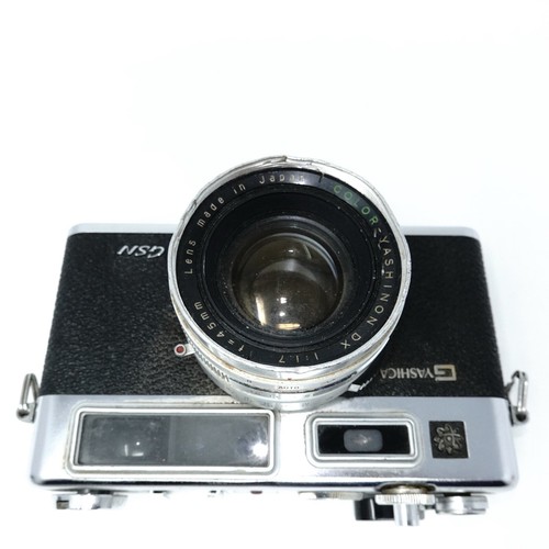 Yashica Electro 35 YASHINON-DX 45mm f/1.7 35mm Film Camera Untested - SEE PICS - Picture 7 of 16
