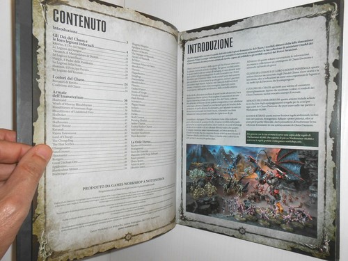 CHAOS DAEMONS CODEX WARHAMMER 40.000 MANUALE IN ITALIANO BUONO STATO - Foto 7 di 9