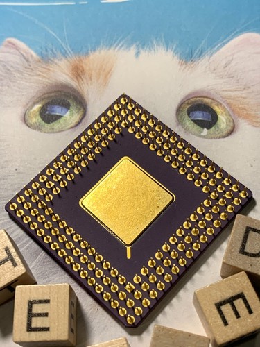 Processeur AMD-X5-133ADZ AMD CPU AM5x86-P75 rare vintage (testé) - Photo 2/2