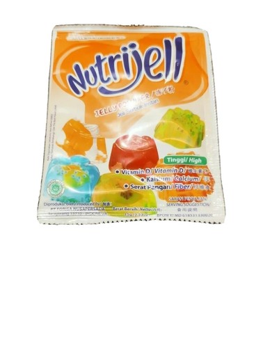 Nutrijell 15g Jelly Powder Orange Flavour High Vitamin D Calsium - Bild 5 von 8