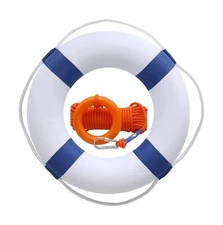 20 inch/50cm Pool Safety Throw Ring Life Preserver Ring Buoy, Swimming Swim F...