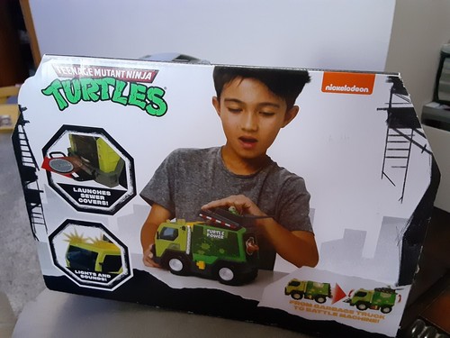 Teenage Mutant Ninja Turtles Nickelodeon Thrash n' Battle Garbage Truck TMNT NIB - Picture 6 of 8