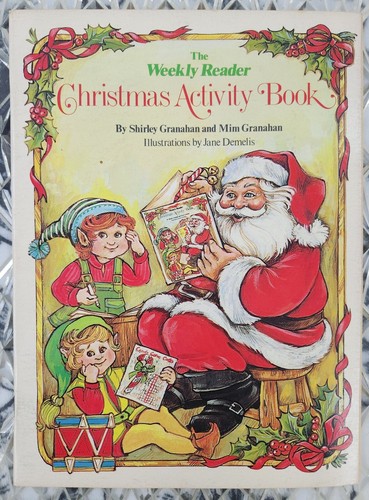 Weekly Reader CHRISTMAS ACTIVITY BOOK Unused 1982 NOS Recipes Games Coloring Fun - Imagen 1 de 6