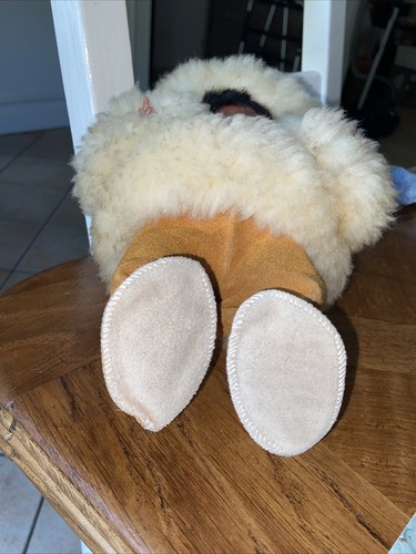 Poupée ancienne inuit esquimau Regal canada indien fourrure vintage ancien 1960 - Foto 6 di 6