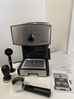 Capresso 117 Stainless Steel Pump Espresso Cappuccino Machine Black Stainless