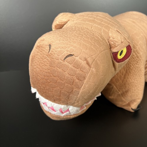 Jurassic World T-Rex Pillow Plush 18" Brown Stuffed Animal 2021 Pillow Pets - Picture 11 of 11