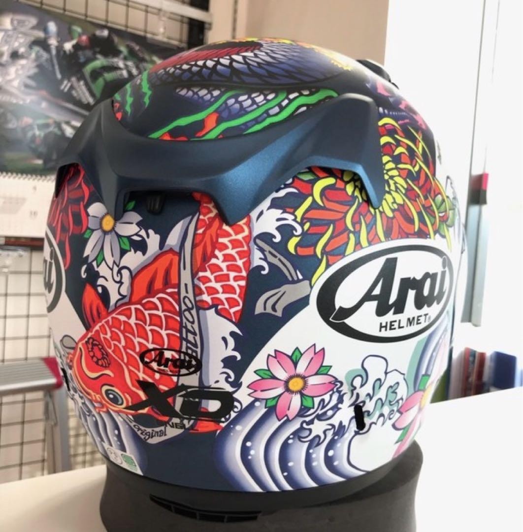 New unused arai XD ORIENTAL blue size S | eBay
