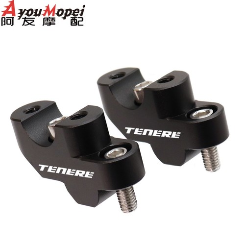 Handlebar Risers Fat Bar Riser CNC For YAMAHA XT660Z Tenere XT 660 Z - Picture 7 of 10