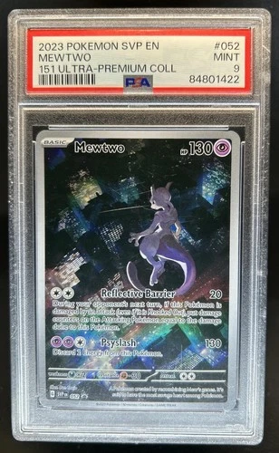 2023-25 Pokemon SV Black Star Promos Mewtwo #052 PSA 9
