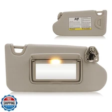 Sun Visor with Vanity Light for 2013-2018 Nissan Altima Without Sunroof, Righ