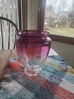 RARE Steuben Glass Pedicel Vase Signed Steuben, 7 1/4" TALL. Very NICE VASE!