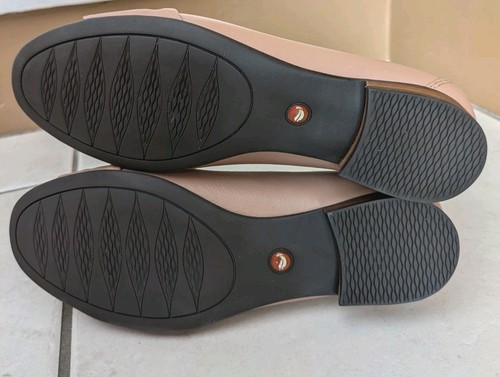 Clarks Un Blush Wish Praline Leather Ballerina Pump Shoes UK Size 4 D EUR 37 NEW - Picture 8 of 8