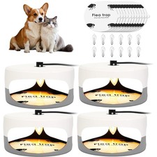 Indoor Flea Traps 4 Pack - Safe Effective