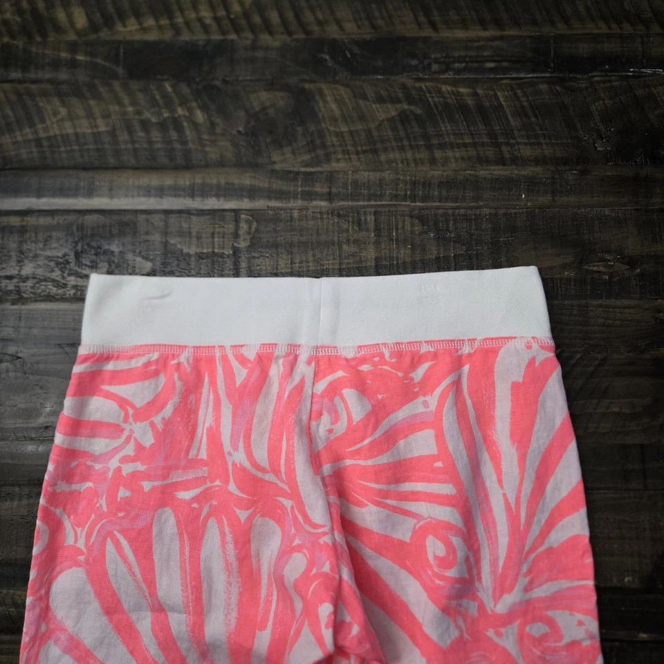 Pantalones Lilly Pulitzer The Beach 32" Rosa Sun Ray Shimmy Grandes Foto 2 de 4