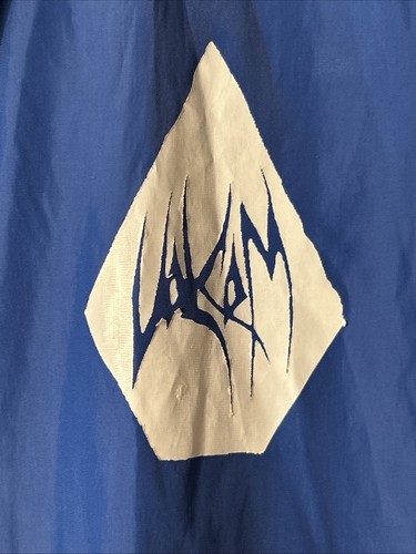 VOLCOM Big Kids Boys Girls Coaches Jacket Water Resistance Blue Large Logo - Picture 3 of 14