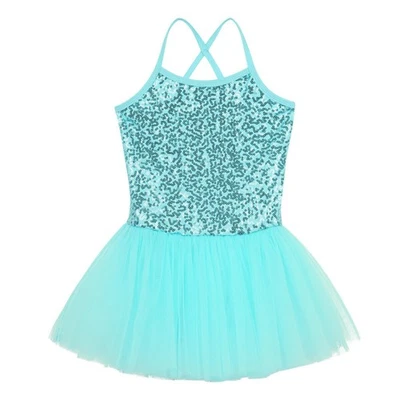 Mädchen Sequin-Tutu Kinder Ballett-Leotard Rock Tanzkleid Ballerina-Fancy-Kostüm - Bild 1 von 4