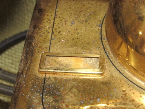 Vintage French Style Brass ROTARY DIAL TELEPHONE 1960s Model DO-8 ~ Untested - Bild 22 von 23