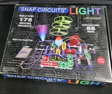 HTF Electronic Snap Circuits " LIGHT " #SCL-175 EUC Elenco 175 Projects