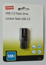 Staples Brand 128GB USB Flash Drive 2.0, BRAND NEW, BUY 2 OR MORE, GET 25 OFF