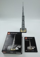 LEGO Architecture: Burj Khalifa #21031 99.9% Complete 333 Pieces w/ Box & Manual