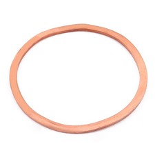 68mm x 60mm x 2mm Flat Ring Copper Crush Washer Sealing Gasket