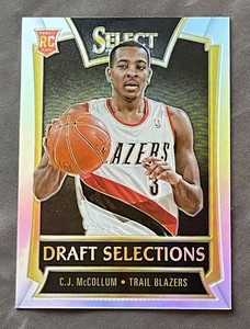 C.J. McCollum 2013-14 Panini Select Draft Selections Silver Prizm #10 🏀 RC